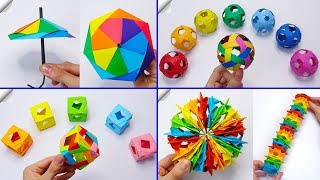 8 DIY paper crafts Paper toys [upl. by Dav]