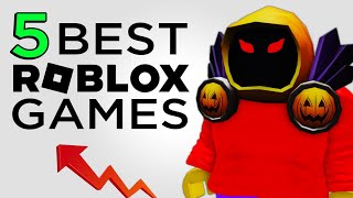 TOP 5 Best Roblox Games YOU MUST PLAY [upl. by Nnahgiel]