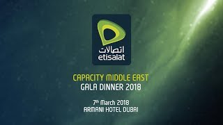 Capacity Middle East  Etisalat Gala Dinner 2018 [upl. by Den547]