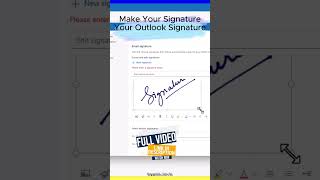 Create amp Use Electronic Signature on PDF Word Outlook amp Excel 3 tutorial esignature esign [upl. by Gary931]