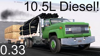 New Gavril MDSeries Pulling Test BeamNG 033 Update [upl. by Kela]