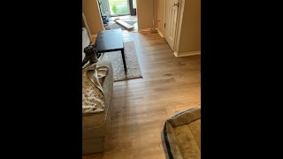 Installation of 210 sq ft of Mannington Adura Rigid [upl. by Neirrad234]