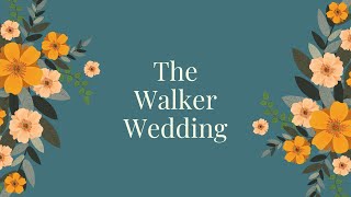 Walker Wedding  102123 [upl. by Solrac]