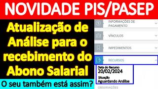 FINALMENTE ANÁLISE PISPASEP 2022 PARA QUEM ESTÁ NÃO HABILITADO  ATUALIZAÇÃO SAQUE ABONO SALARIAL [upl. by Ermin]