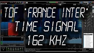 TDF quotFrance Interquot Time Signal Allouis France  162 kHz [upl. by Hannan]