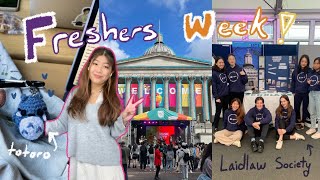 UCL freshers week vlog  advice 🏛️ [upl. by Vivle]