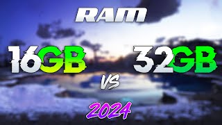 16GB RAM vs 32GB RAM in 2024 [upl. by Ruffina788]