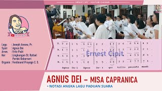 Lagu Ordinarium Capranica Agnus Dei Misa Capranica  Joseph Ansow Pr [upl. by Eimot]