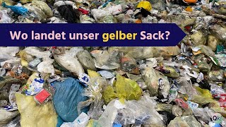 Wo landet unser gelber Sack – Zu Besuch in der Sortieranlage MEILO♻️ [upl. by Zindman714]