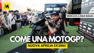 APRILIA EX3MA Max Biaggi gioiello da 80mila euro a tiratura limitatissima [upl. by Yesrod]