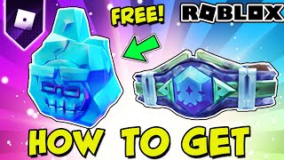 EVENT HOW TO GET THE ICE BRAIN AND FLURRY BELT IN ROBLOX  Free Roliday 2022 Event Items [upl. by Alraep]