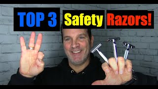 Top 3 Safety Razors for Beginners [upl. by Letney]