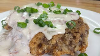 DEDICATED TO MY FRIEND CHEF DADDY JACKPOOR MANS CHICKEN FRIED STEAKMONDAY MOTIVATIONAL MENU IDEAS [upl. by Delle]