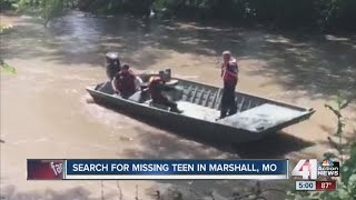 Missouri Highway Patrol searching for 16yearold after vehicle overturns into creek [upl. by Petronia]