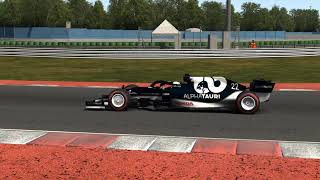 Alpha Tauris AT02 new livery in action Misano gameplayAssetto Corsa [upl. by Qahsi494]