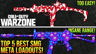 WARZONE New TOP 5 BEST SMG META LOADOUTS After Update WARZONE 3 META [upl. by Bekki]