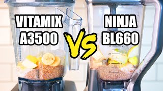 VITAMIX A3500 Ascent vs NINJA Professional BL660  SEE THE DIFFERENCE  Blender Wars [upl. by Anasiul]