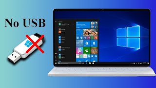 How to Install Windows 10 Without CD or USB [upl. by Sirrad]