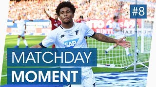 Reiss Nelson shining in the Bundesliga  Goal for Hoffenheim  Bundesliga Highlights [upl. by Celestyna]