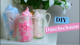 DIY DUSCHSCHAUM MIT NUR 2 PRODUKTEN [upl. by Aleuqahs]