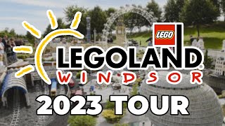 Legoland Windsor 2023  Complete Tour With Rides 4K video [upl. by Suoirred962]