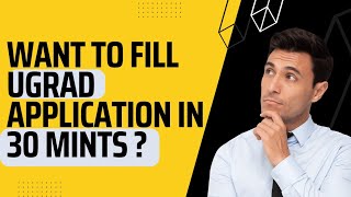 Fill UGRAD Application Form in 30 Minutes StepbyStep Guide [upl. by Lednam46]