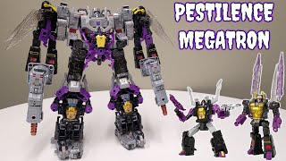 Transformers Legacy fanmode combiner quotPestilence Megatronquot [upl. by Isle304]