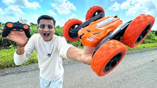 Double Sided 360 Degree Rotating Stunt Car 4WD Remote Control Unboxing  JMV TOYS [upl. by Yenahpets]