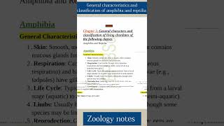 General characteristics and classification of living chordates of Amphibia and Reptilia  zoology [upl. by Odracir847]