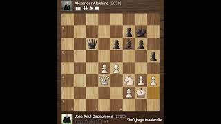 Jose Raul Capablanca vs Alexander Alekhine • World Championship Match 1927 [upl. by Buckley893]