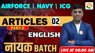 Articles2  English for Airforce Navy ICG  Airforce English Class  Airforce english syllabus [upl. by Horvitz]