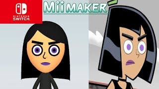 Mii Maker How To Create Sam From Danny Phantom Switch [upl. by Moncear485]