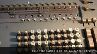 Divide by Zero on the Friden STW10 Mechanical Calculator [upl. by Wawro17]