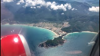 FLIGHT FROM HCMC SAIGON TO NHA TRANG CAM RANH AIRPORT WITH A320 VLOG 06  VIETNAM TRAVEL MARCH 2018 [upl. by Eiahpets]