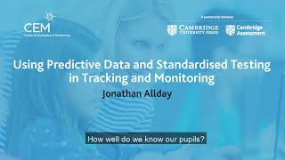 Webinar Teaser Predictive Data and Standardised Testing [upl. by Wiltsey]