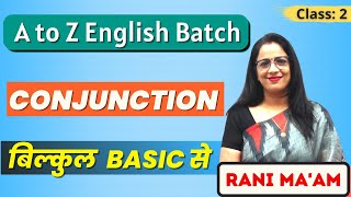 Conjunctions  English Grammar for beginners  Part  2  Definition Example Types  Rani Maam [upl. by Mccarthy236]