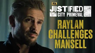 Raylan Challenges Mansell  Scene  Justified City Primeval  FX [upl. by Getter]