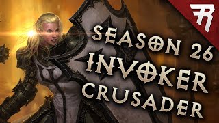 Diablo 3 Season 26 Crusader Invoker GR 135 build guide  Patch 273 Torment 16 [upl. by Zoa]