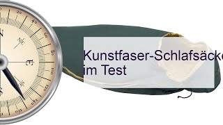 Die besten KunstfaserSchlafsäcke im Test Welcher überzeugt wirklich [upl. by Dott]