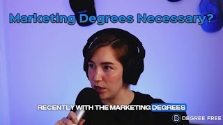 Marketing Jobs Dont Require a Degree [upl. by Melania665]