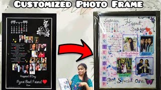 How to make Paper Photo Frame  Paper Photo Frame making with me  Photo Frame kaise banaen [upl. by Rebel]