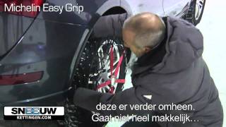 Michelin Easy Grip nieuwe generatie sneeuwkettingen van gevlochten kunststof [upl. by Hnib]