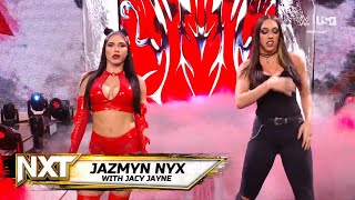 Jazmyn Nyx Entrance  WWE NXT March 26 2024 [upl. by Azarcon]