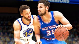 NBA 2K22 My Career  KLAY GETS REVENGE ON THE WARRIORS Next Gen Best PG Build Gameplay [upl. by Agretha]