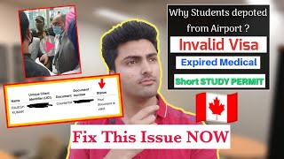 🇨🇦 Canada Inactive Visa Issue Medical Expired  How to fix it  Counterfoil document  IRCC Webform [upl. by Owain]