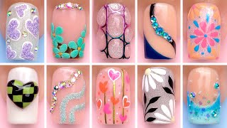 New Nails Art Design  Beautiful Nails Art Design Compilation  Olad Beauty [upl. by Chafee827]