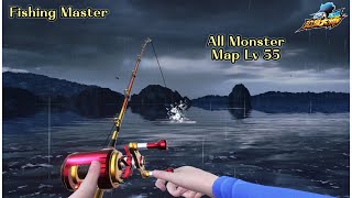 Fishing Master  Full Monster Map lv 55 [upl. by Tobin]