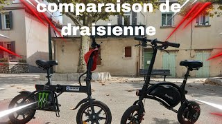 comparaison des draisiennes électriques [upl. by Chastain]