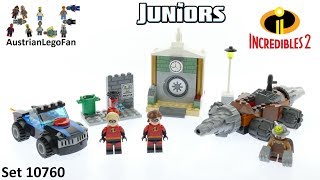 Lego Incredibles 2 Juniors 10760 Underminer´s Bank Heist  Lego Speed Build Review [upl. by Aynek]