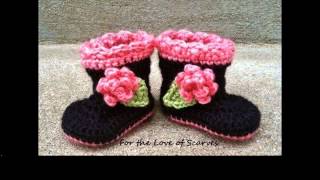 crochet dog booties [upl. by Elolcin]